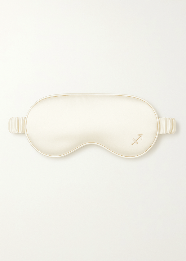 Zodiac silk eye mask